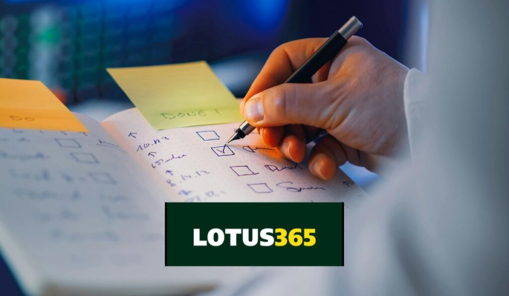 Lotus365 Beginner Checklist